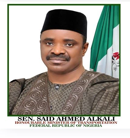 MEET SEN. SAID AHMED ALKALI  HONOURABLE MINISTER OF TRANSPORTATION FEDERAL REPUBLIC OF NIGERIA
